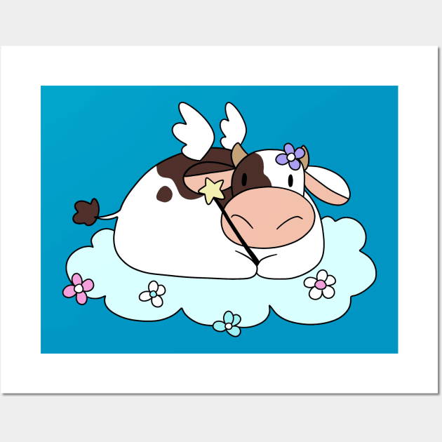 Fairy Cow Wall Art by saradaboru